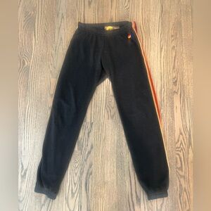 The Aviator Nation BLACK Velvet Sweatpants